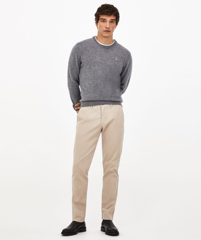 Hackett Slim Fit Textured Chinos