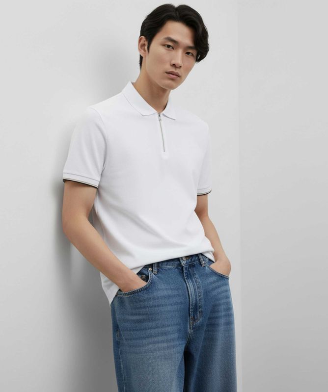 BOSS Zipper C-Pei 04 Polo Shirt