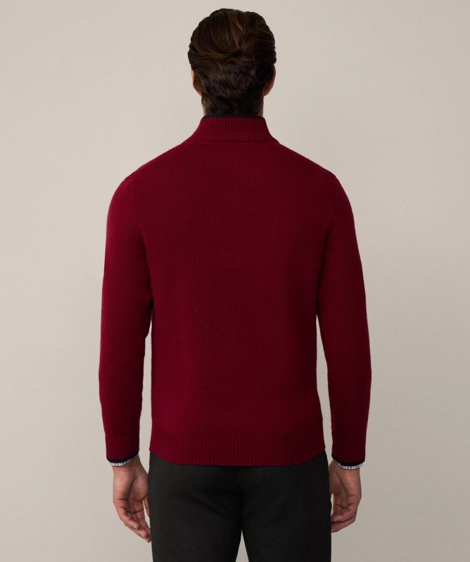 Hackett Merino Heritage Half-Zip Jumper