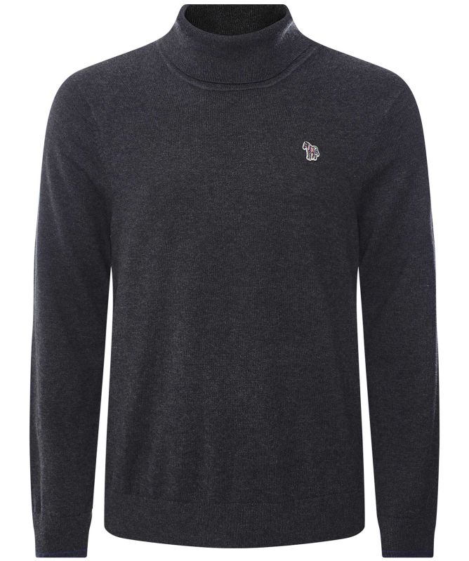 Paul Smith Roll Neck Zebra Jumper