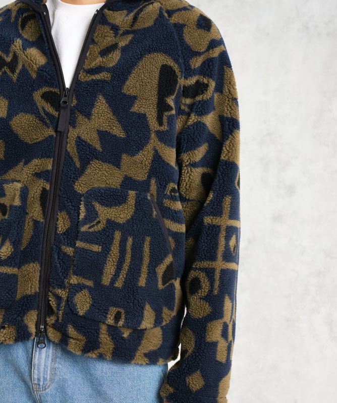 Wax London Shapes Jacquard Tate Fleece