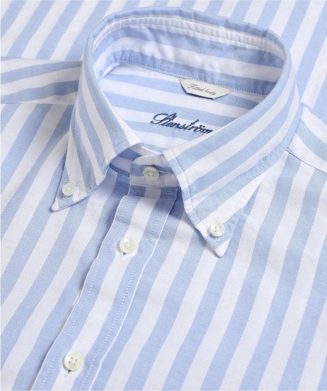 Stenstroms Fitted Body Striped Shirt