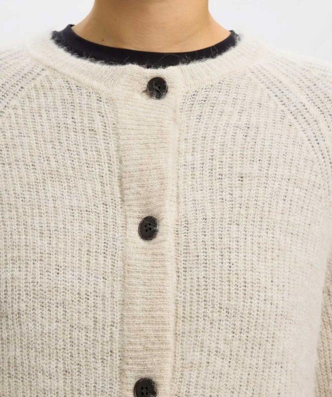Selected Lulu Short Knit Cardigan