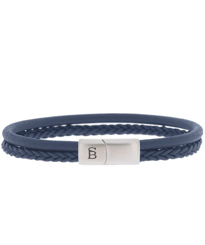 Steel and Barnett Denby Leather Bracelet