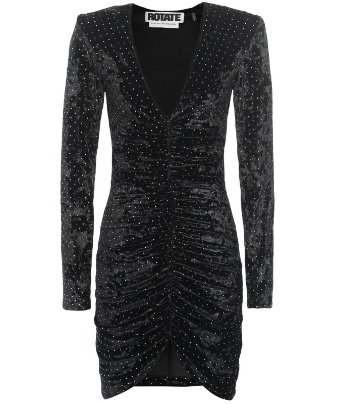 ROTATE Velvet Sierra Mini Dress