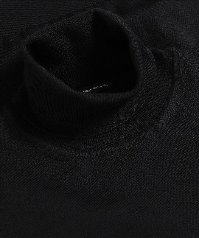 BOSS Virgin Wool Roll Neck Musso-P Sweater