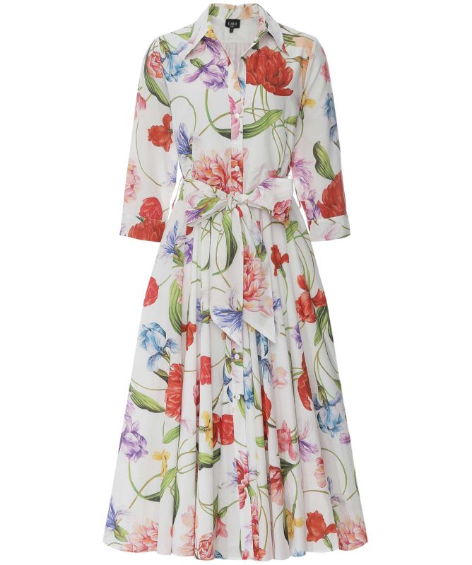 Lavi Spritz Shirt Midi Dress