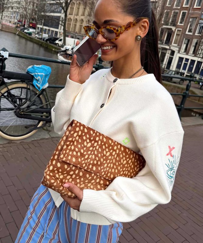 Never Fully Dressed Neon Embroidered Darcy Cardigan