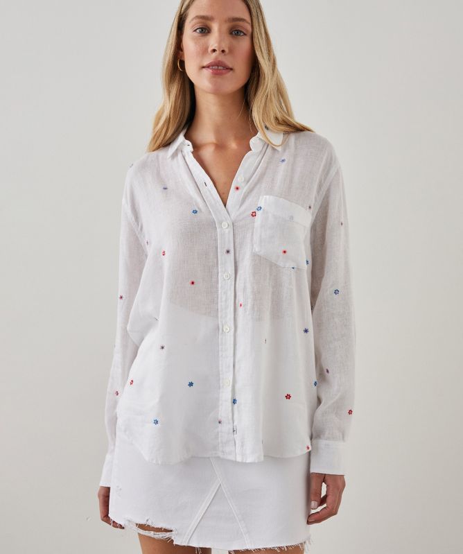 Rails Charli Daisy Embroidered Shirt