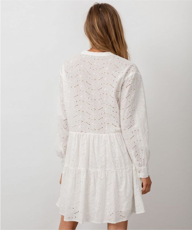 Rails Layla Eyelet Tiered Mini Dress
