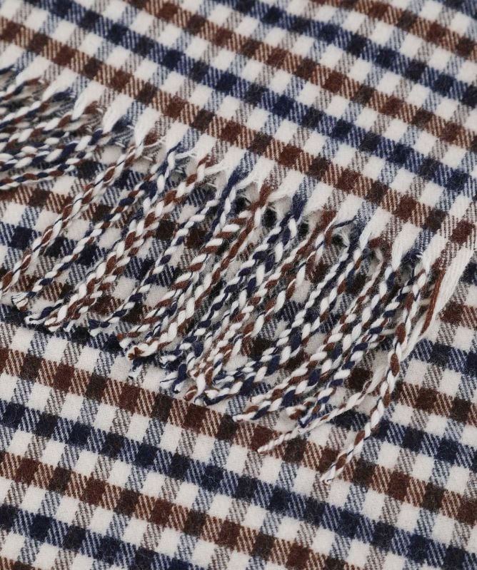Aquascutum Club Check Merino Wool Scarf