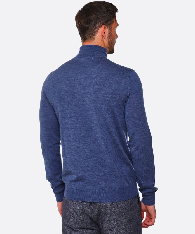 Thomas Maine Merino Roll Neck Jumper