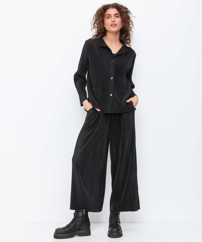 Thanny Pleated Wide Leg Trousers