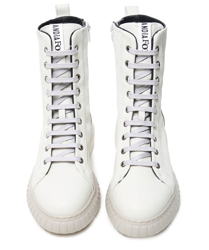 Andia Fora Seilor High Top Leather Sneakers