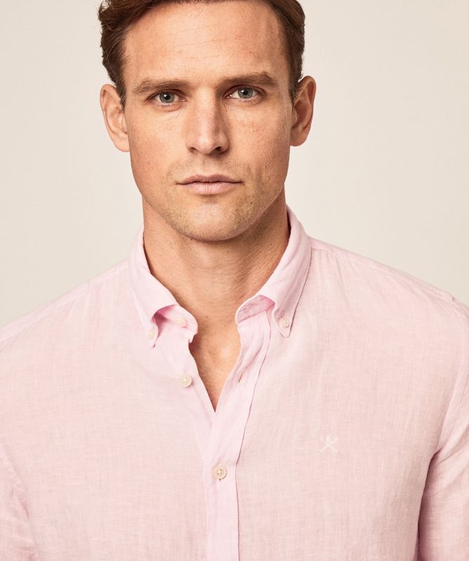Hackett Slim Fit Linen Shirt