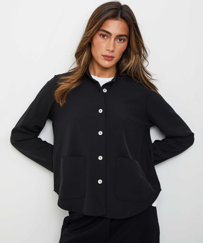 Thanny Pocket Front Shirt Jacket