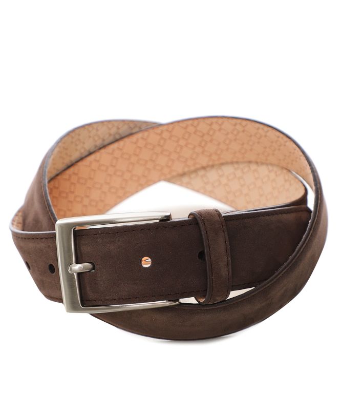Leyva Nubuck Leather Belt