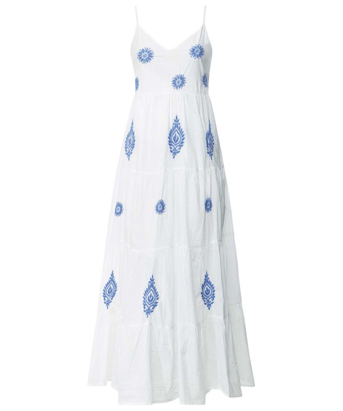 Handprint Dream Apparel Vanilla Maxi Dress Handprint Dream Apparel Vanilla Maxi Dress