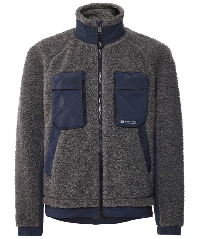 KRAKATAU Peebles Zip Sherpa Jacket