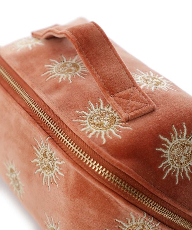 Elizabeth Scarlett Sun Goddess Open Flat Makeup Bag