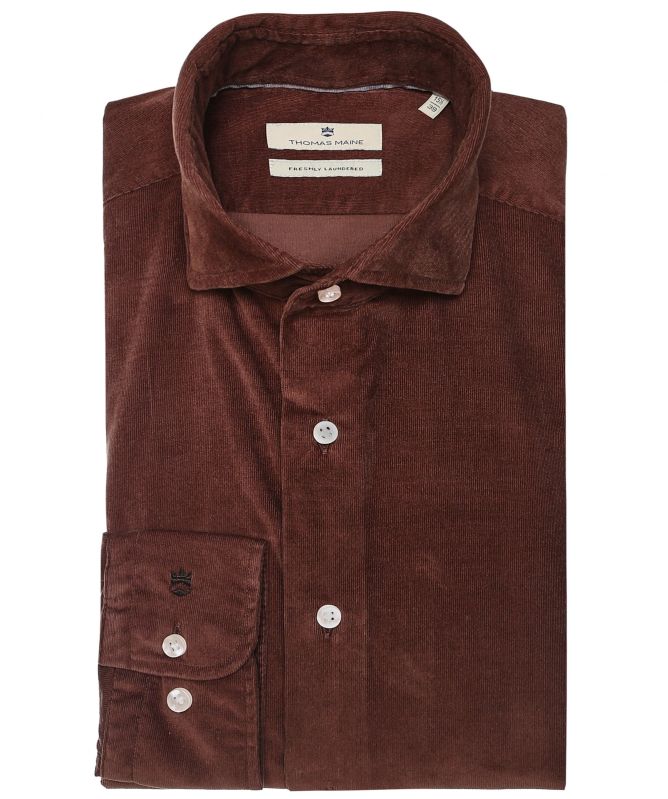 Thomas Maine Tailored Fit Baby Cord Shirt