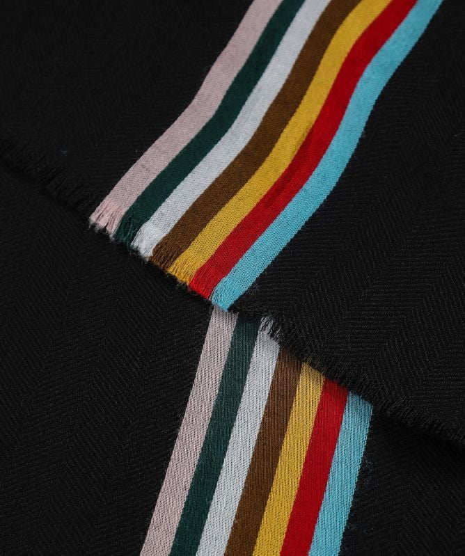 Paul Smith Wool Central Stripe Scarf
