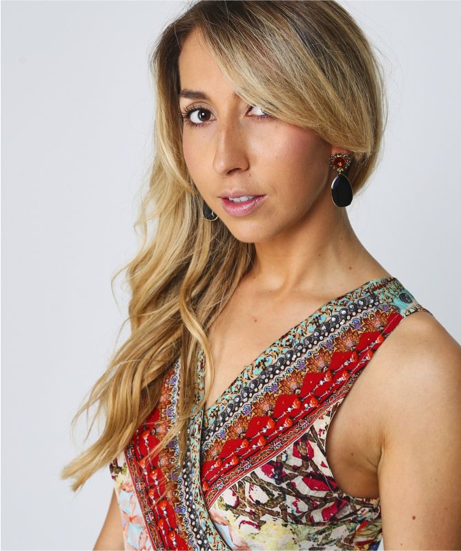 Uzurii Monroe Stone Drop Earrings