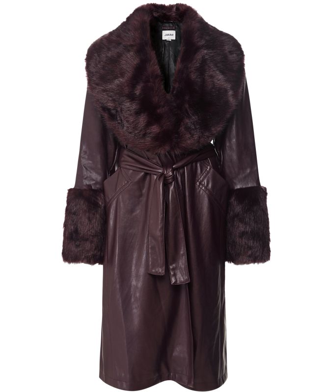 Jakke Bailey Vegan Leather Coat