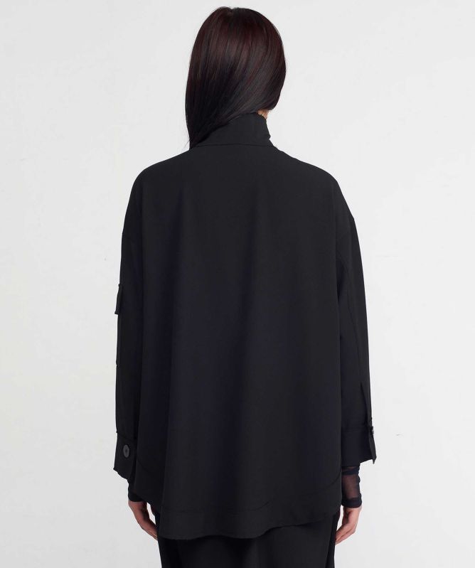 NU London Oversized Button Front Jacket