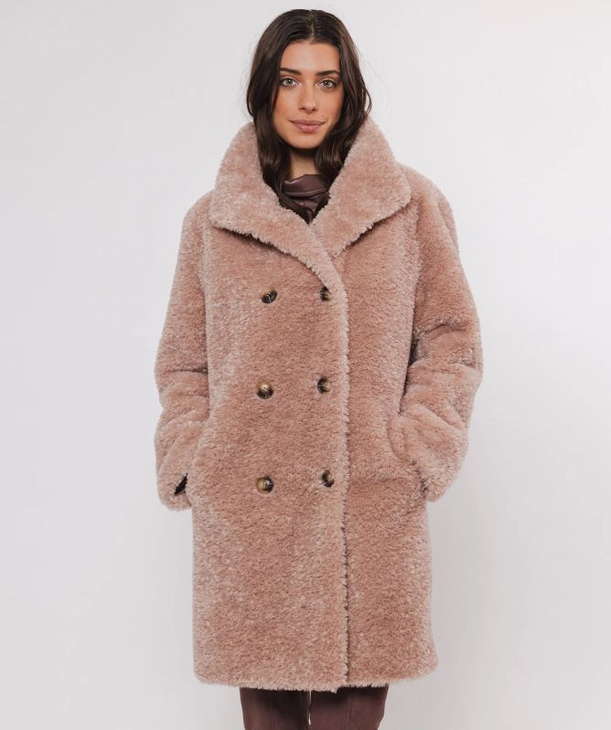 Rino and Pelle Ena Long Teddy Coat
