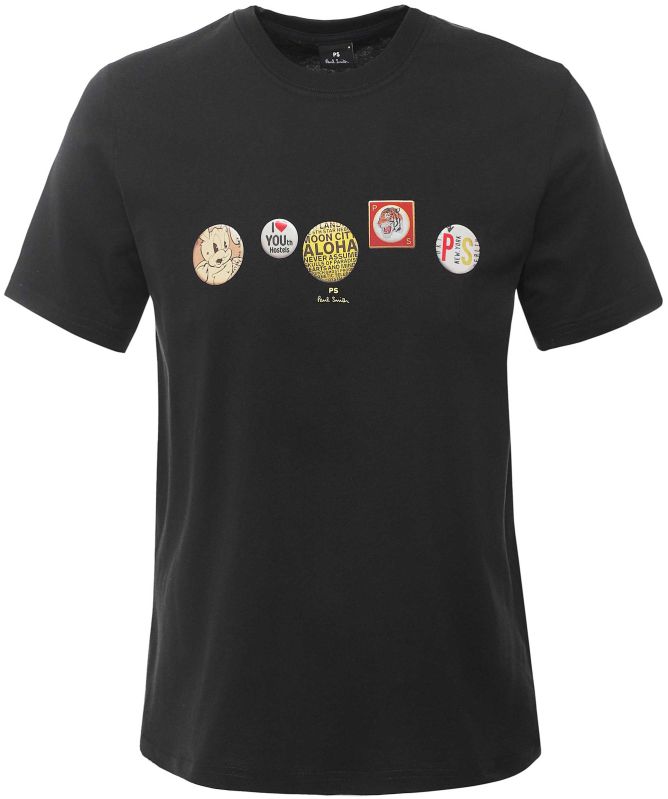 Paul Smith Organic Cotton Badges T-Shirt
