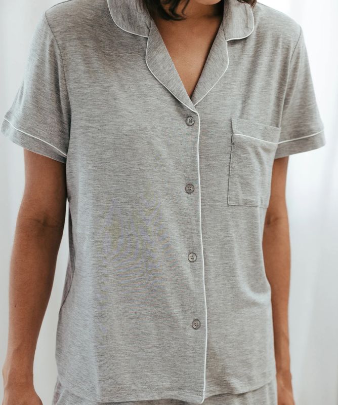 Chelsea Peers Modal Short Button Up Pajamas