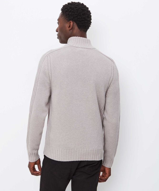 Belstaff Lambswool Quarter Zip Watch Jumper