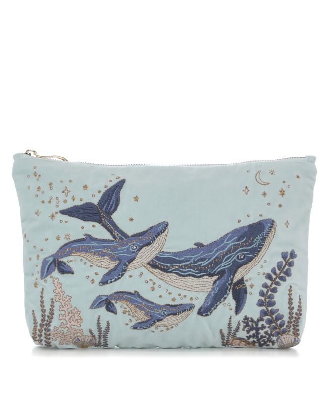 Elizabeth Scarlett Mystical Whale Everyday Pouch