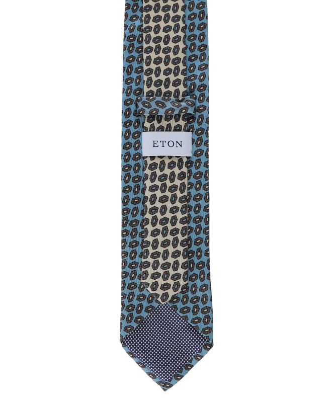 Eton Geometric Silk Tie