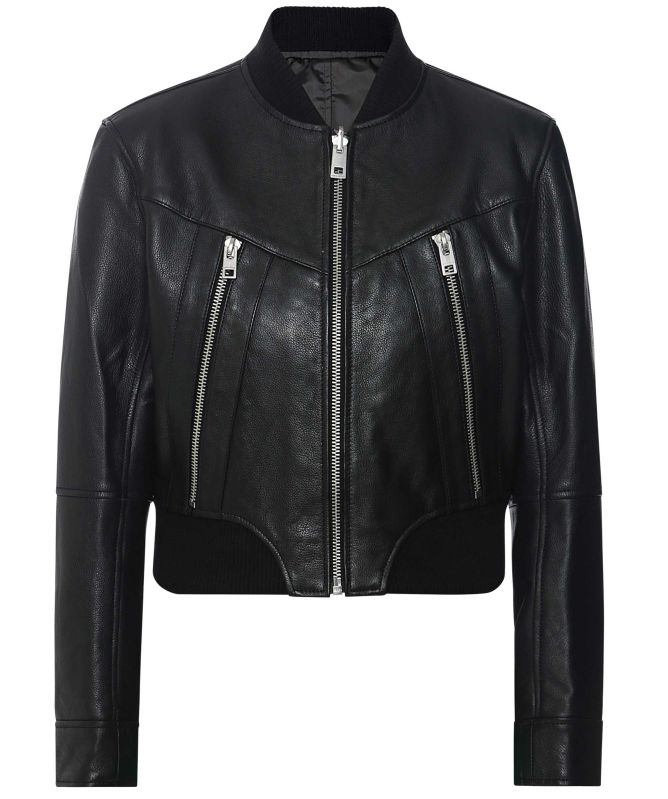 Zadig & Voltaire Bunta Leather Reversible Jacket