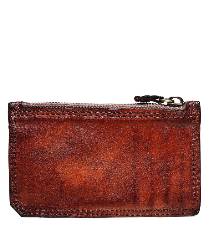 Campomaggi Leather Zip Card Holder