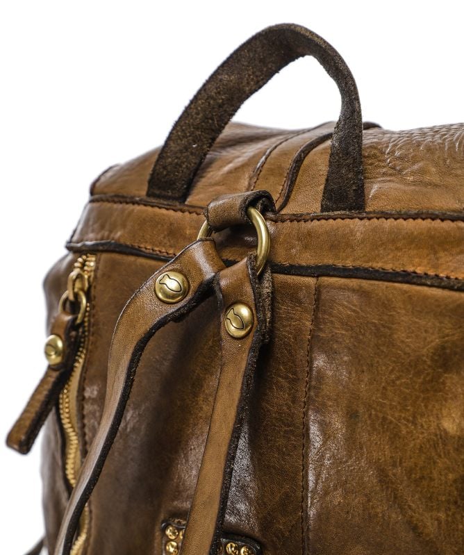 Campomaggi Woven Leather Backpack