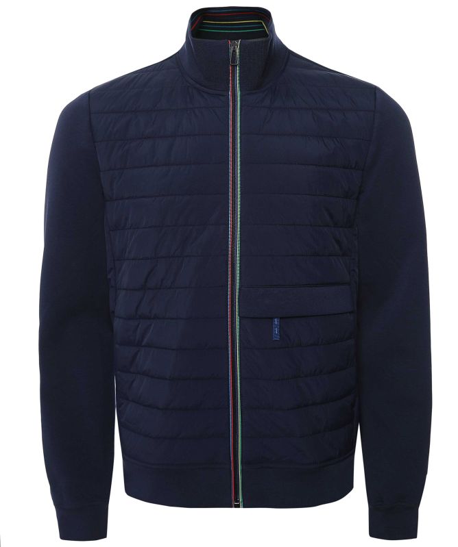 Paul Smith Quilted Mix Media Jacket