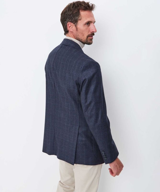 Eton Wool Check Blazer