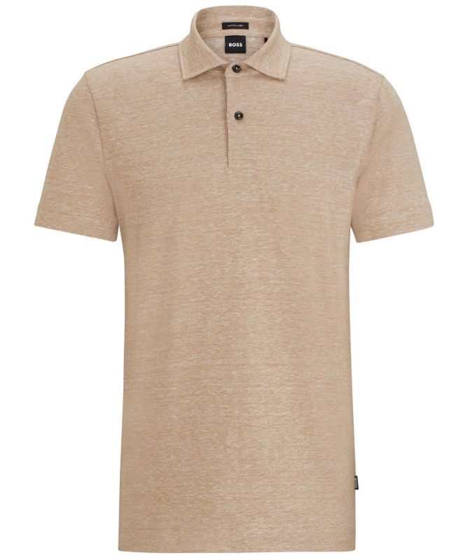 BOSS Cotton Linen Press 56 Polo Shirt