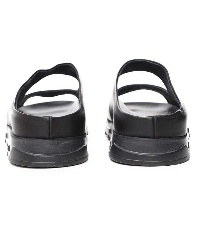 Lofina Leather Cut-Out Sandals