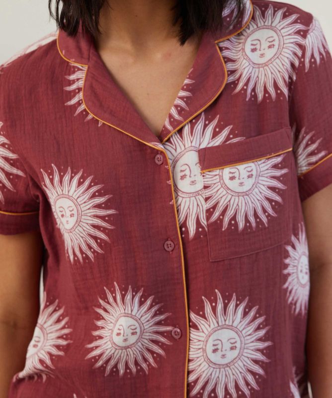 Chelsea Peers Bohemian Sun Print Short Pyjamas