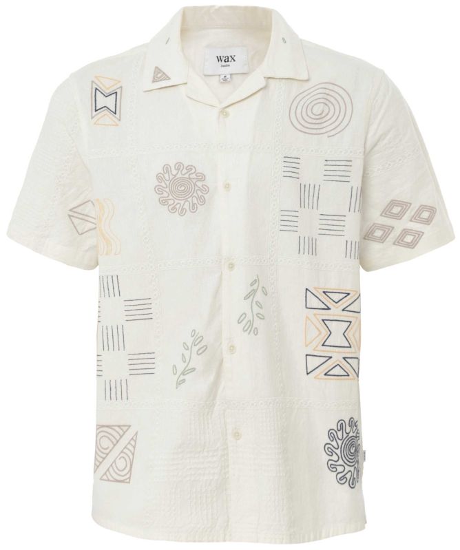 Wax London Doodle Embroidered Didcot Shirt