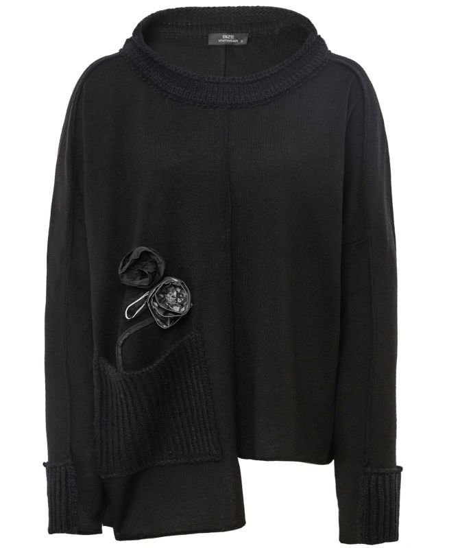 Bize Asymmetric Rose Jumper