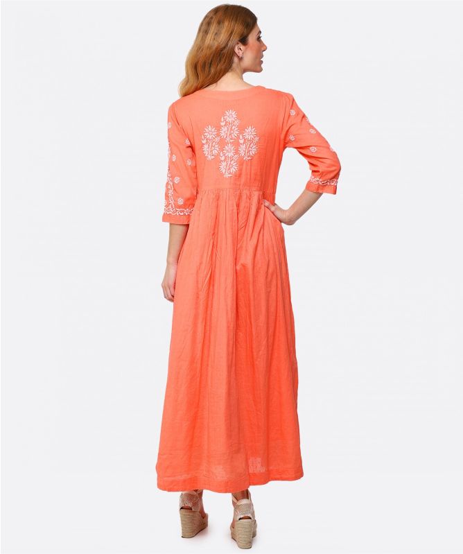 Handprint Dream Apparel Alden Cotton Maxi Dress