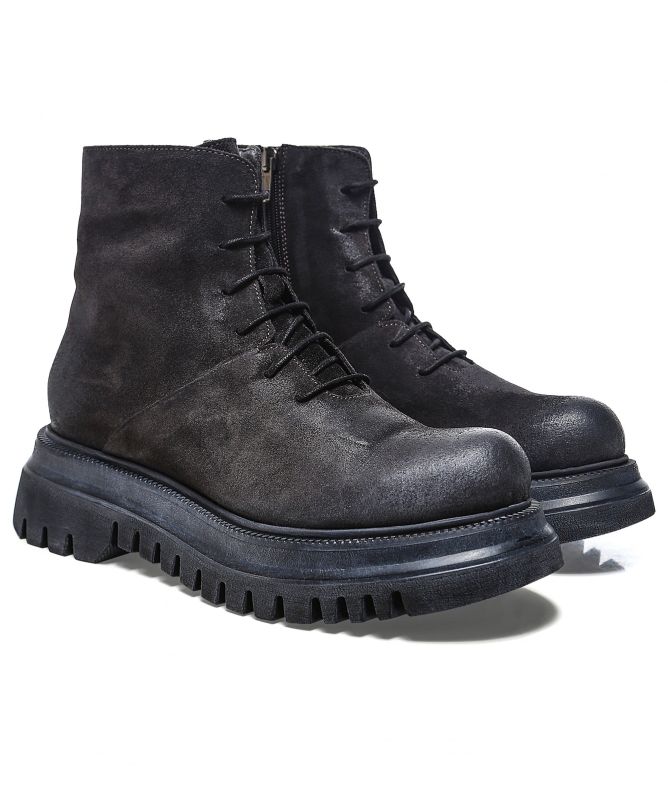 Lofina Lace Up Suede Boots