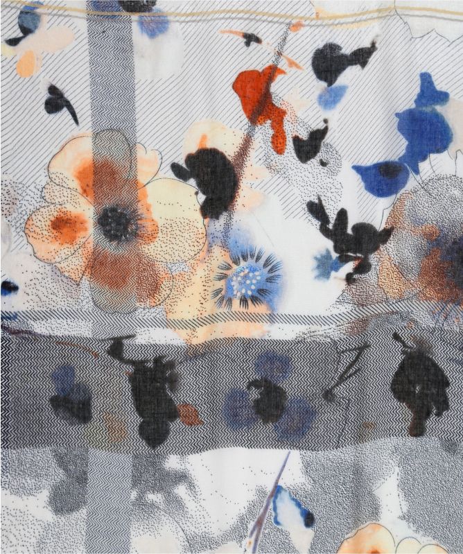 Ahujasons Floral Print Scarf