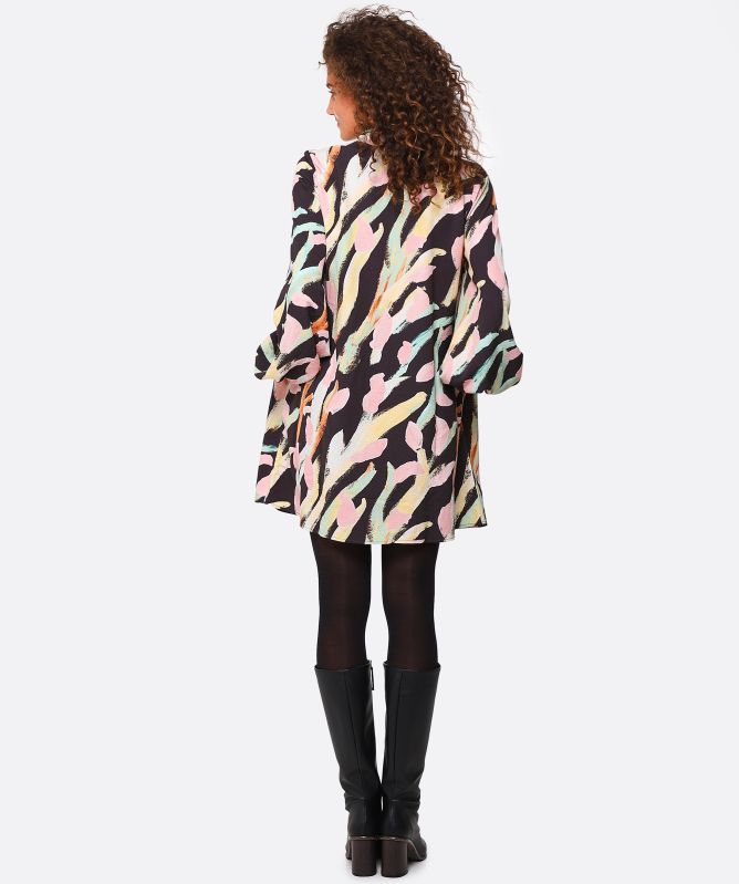 Stine Goya High Neck Solaries Dress