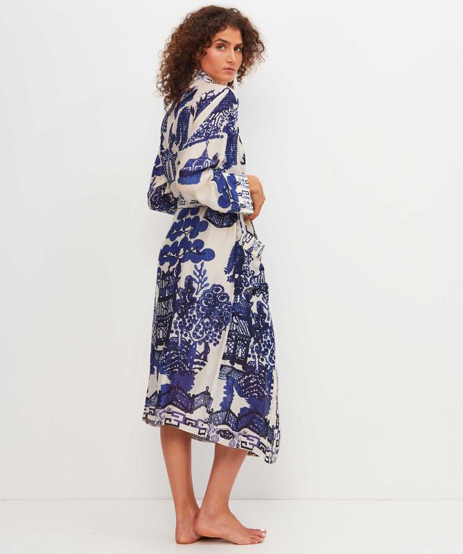 One Hundred Stars Giant Willow Blue Gown